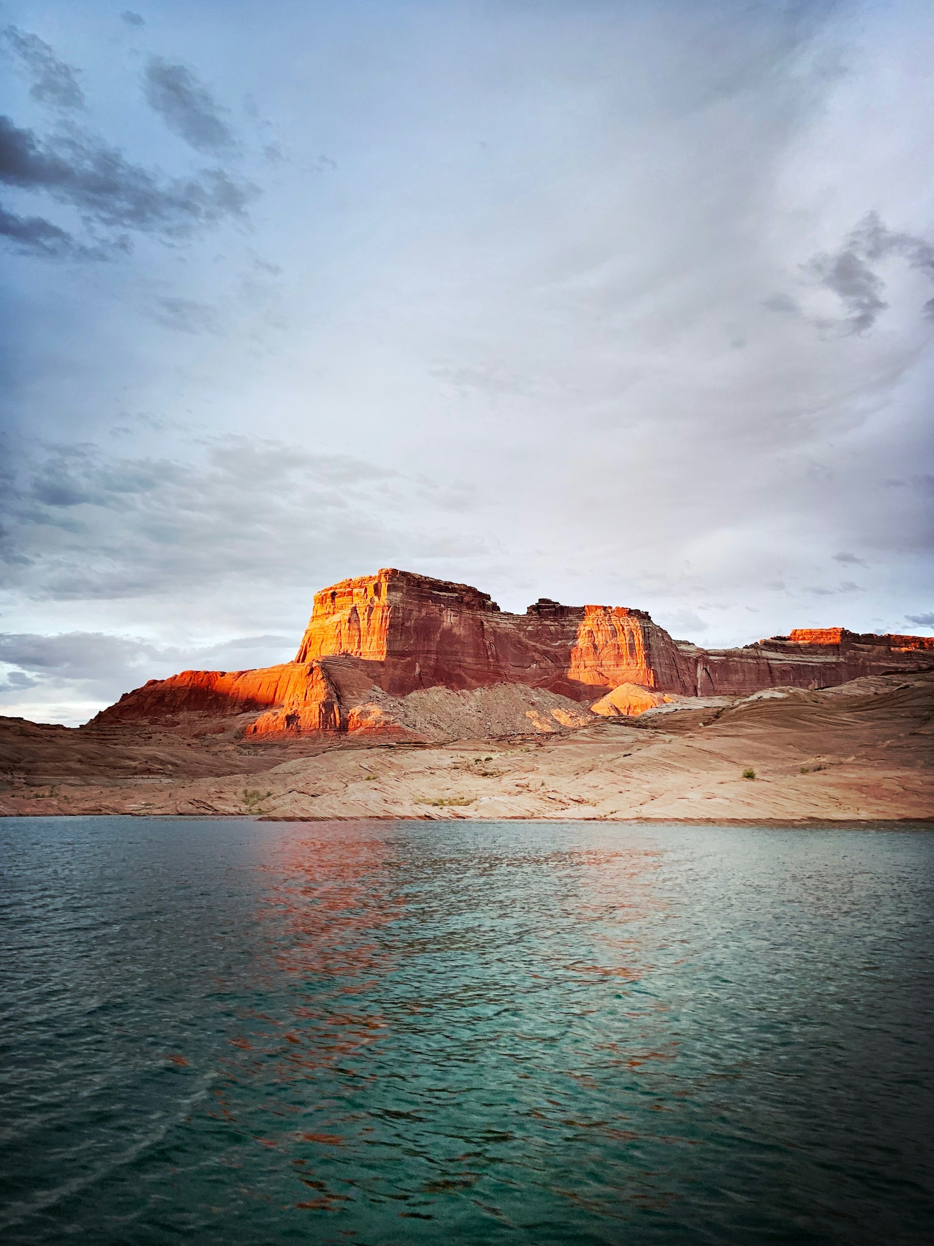 Aerial view of Lake Powell, Utah